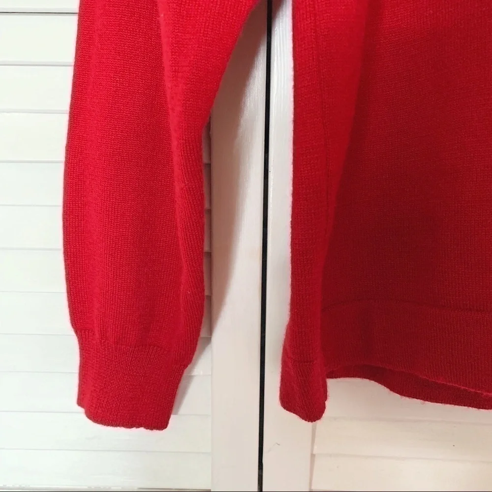 Koret Wool Blend Red Turtleneck Pullover Sweater M​​​​​​​​​​​​​​​​​​​​​​​​​​​​​​